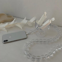 Transparent Bead Mobile Phone Data Cable